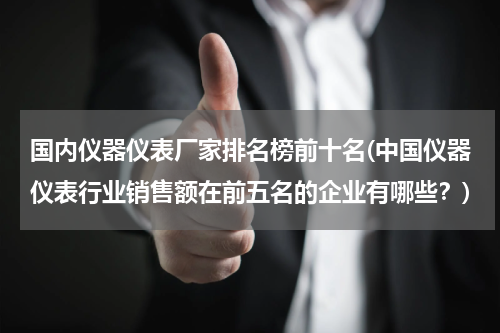 国内仪器仪表厂家排名榜前十名(中国仪器仪表行业销售额在前五名的企业有哪些？)