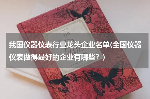 我国仪器仪表行业龙头企业名单(全国仪器仪表做得最好的企业有哪些？)