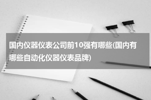 国内仪器仪表公司前10强有哪些(国内有哪些自动化仪器仪表品牌)