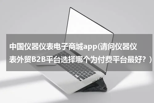 中国仪器仪表电子商城app(请问仪器仪表外贸B2B平台选择哪个为付费平台最好？)