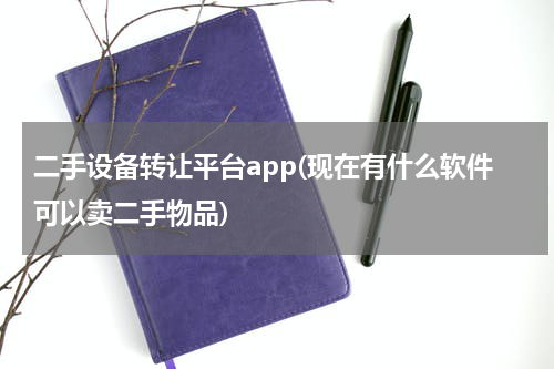 二手设备转让平台app(现在有什么软件可以卖二手物品)