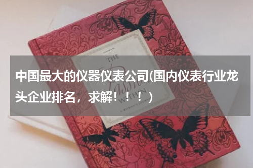 中国最大的仪器仪表公司(国内仪表行业龙头企业排名，求解！！！)