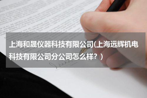 上海和晟仪器科技有限公司(上海远辉机电科技有限公司分公司怎么样？)