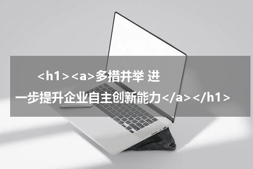       <h1><a>多措并举 进一步提升企业自主创新能力</a></h1>            