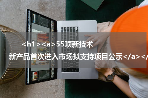       <h1><a>55项新技术新产品首次进入市场拟支持项目公示</a></h1>            