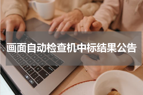 画面自动检查机中标结果公告